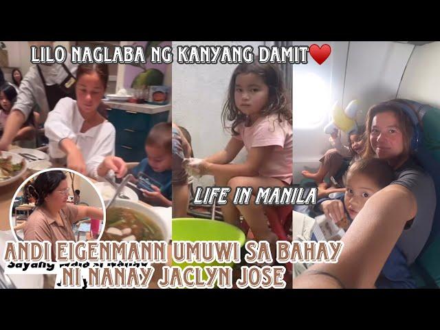 Andi Eigenmann umuwi sa bahay ni nanay Jaclyn Jose ang simple ng life in Manila naglaba sina Lilo