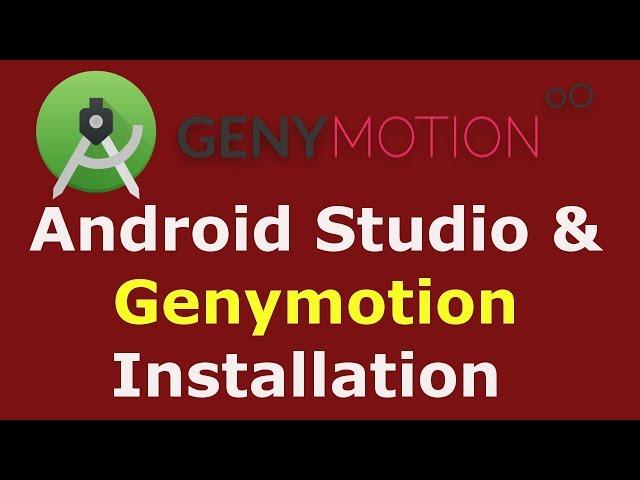 Android Studio Introduction & Genymotion Installation | Android Application 2020 Tutorial