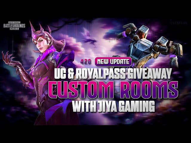 RP ROOMS  | ROYAL PAS GIVEAWAY  Custom Room420 Jiya Noobri live  | Join US #pubggirl #foryou