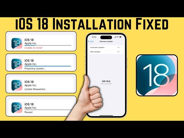 iOS 18.2 Not Installing Update on iPhone? Here the Real Fix!