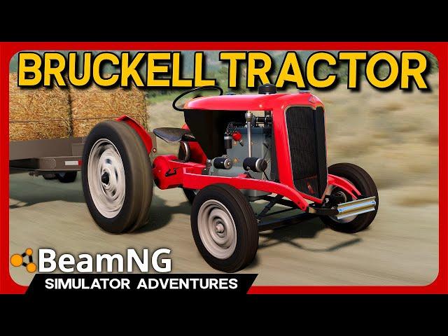 BeamNG = Farming Sim!? - Bruckell Nine-F Tractor Mod