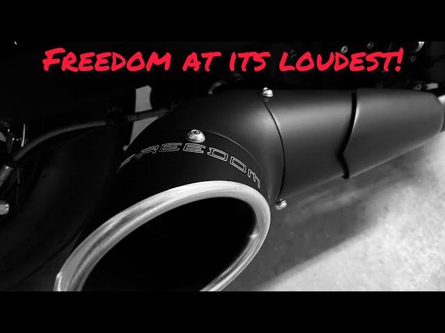 Indian Scout 60- Freedom Combat Exhaust Install and Sound