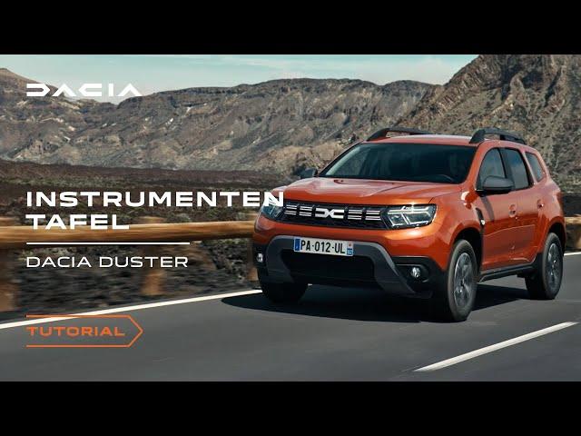 Der neue Dacia Duster 2023: So verwendest du das Armaturenbrett | Video auf DEUTSCH