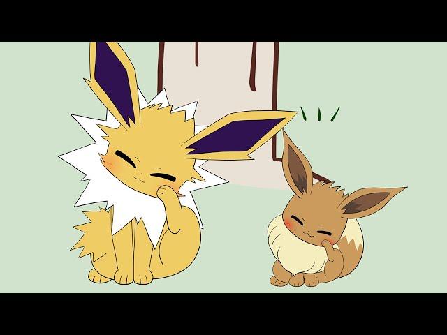 Eevee wants to imitate Jolteon who is cool and cute! | Pokémon Animation