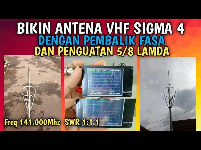 Antena Sigma 4 Dengan Pembalik Fasa