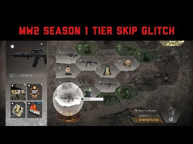 *INSANE* MW2 SEASON 1 TIER SKIP GLITCH! INSTANT UNLOCK TIER 100 IN MW2! MW2 BATTLE PASS GLITCHES!