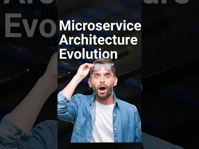 Microservice Architecture Evolution #microservices #shorts