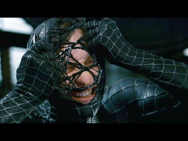 Человек паук избавляется от венома - "Человек-паук 3: Враг в отражении" отрывок из фильма