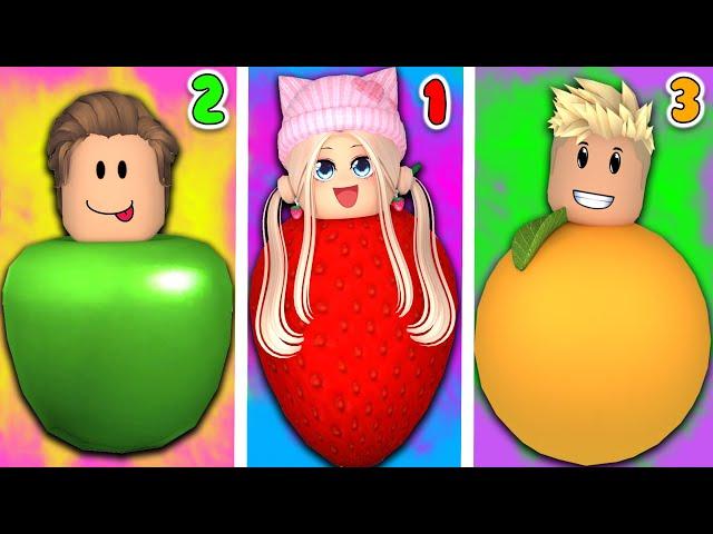  HANGİ RENK BİRİNCİ OLUR CHALLENGE  | ROBLOX Eat Same Color Food 