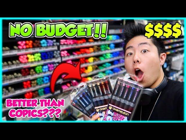 NO BUDGET AT MICHAELS ART STORE SHOPPING SPREE!! (Starving Artist Clears the Store)