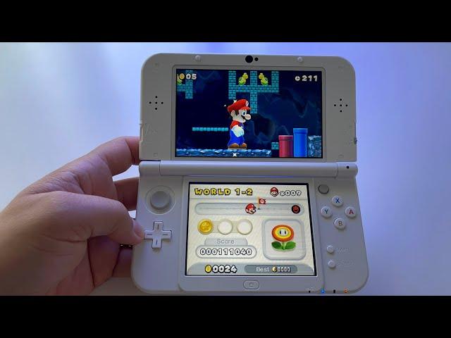 Super Mario Bros 2 Gold Edition (1) | The New Nintendo 3DSXL handheld gameplay