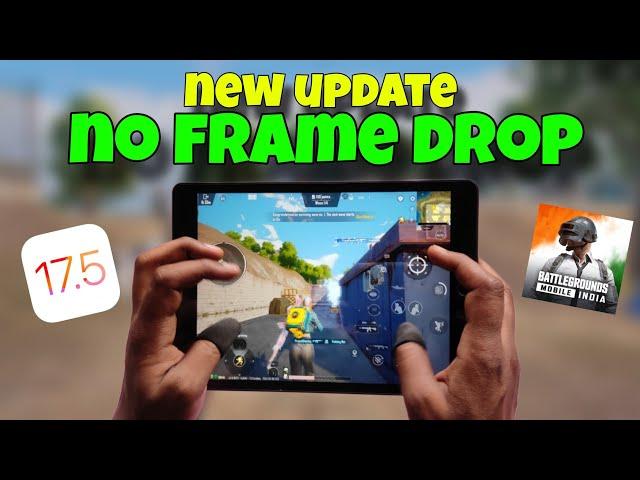 WOW iPad Frame drop fix in - iPadOS 17.5 | 4 Finger claw PUBG Mobile iPad | iPad Gameplay Test