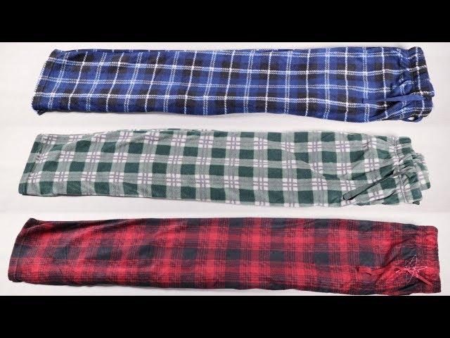 (3 pack) Men’s Soft Fleece Lounge Pajama Pants - with Pockets