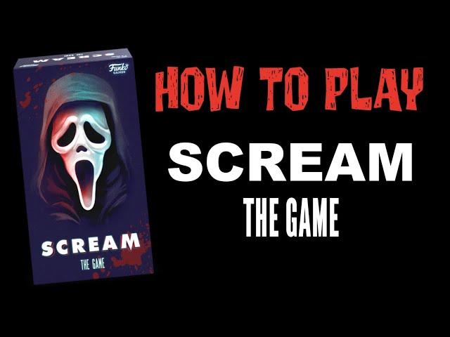 How to Play Scream the Game by Funko Games