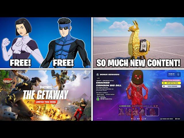 *NEW* Fortnite Update! (Get FREE Invincible Skins Now!)