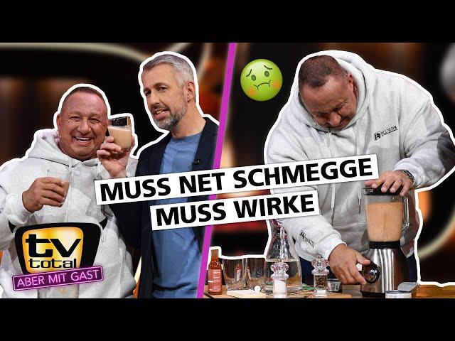 Puffi probiert Markus' legendären Thunfischshake | TV total - Aber mit Gast