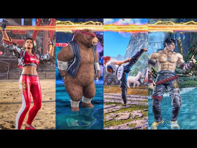 All Characters Final Round Animations | All Taunts | TEKKEN 8