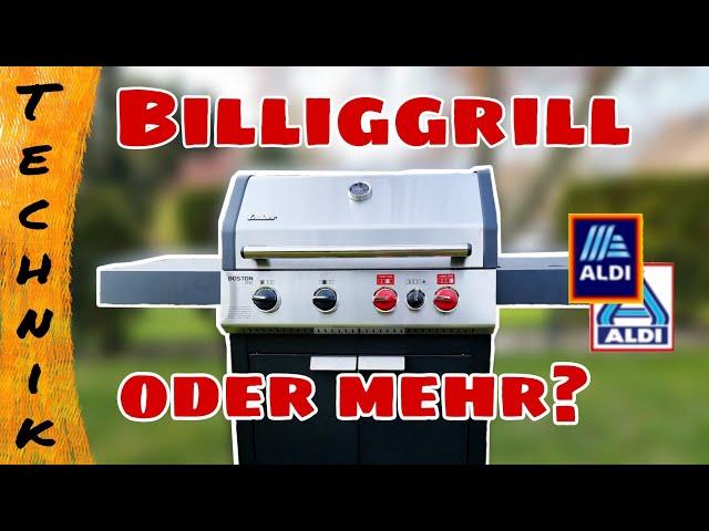 Enders Boston Gasgrill 2022 - Der neue ALDI Gasgrill im Detail - Kann er mehr als erwartet?