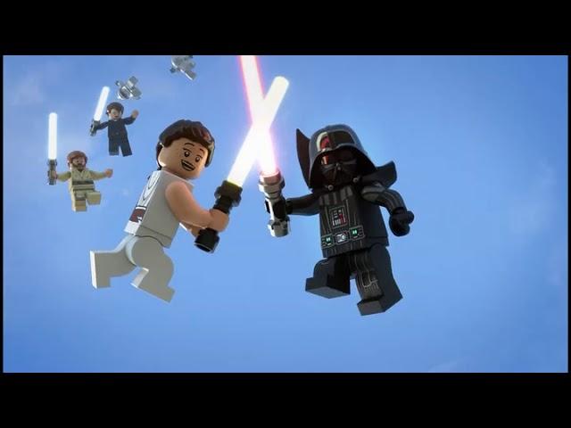 Lego Star Wars Holiday Special Film  Baby yoda Darth Vader Rey