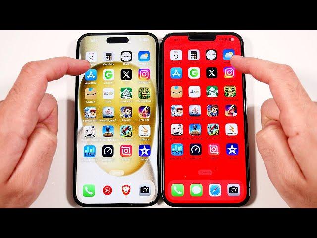 iPhone 15 Plus vs iPhone 13 Pro Max Speed Test