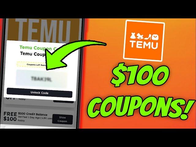 Earn $100 with this Temu Coupon Code!  TEMU Promo Code 