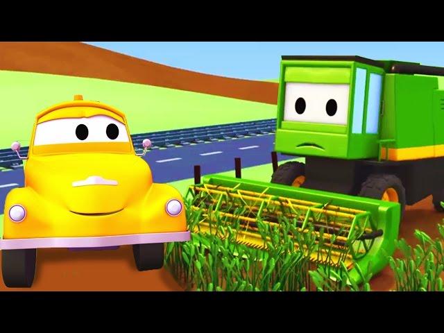 Tom der Abschleppwagen und Der Mähdrescher | Lastwagen Bau-Cartoon-Serie für Kinder