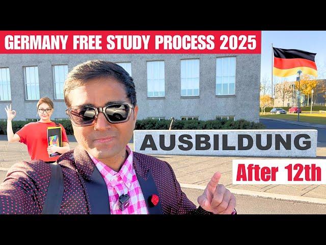 Germany Free Study Ausbildung Process 2025 | Vocational Training | Visa | Application ! Salary ! Law