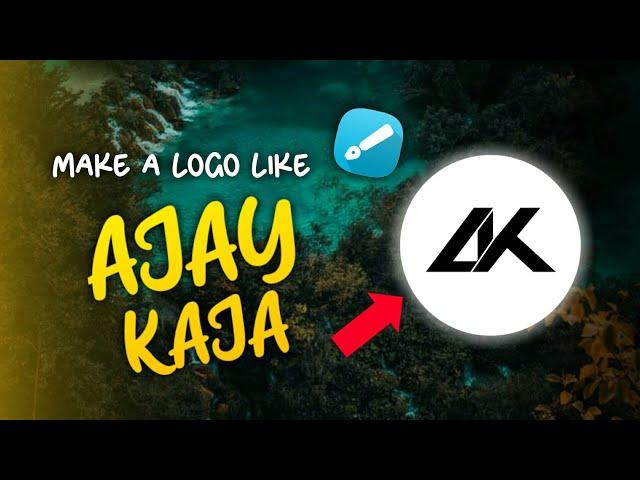 Make Logo Like Ajay Kaja Tv || Ajay Kaja Logo || infinite design