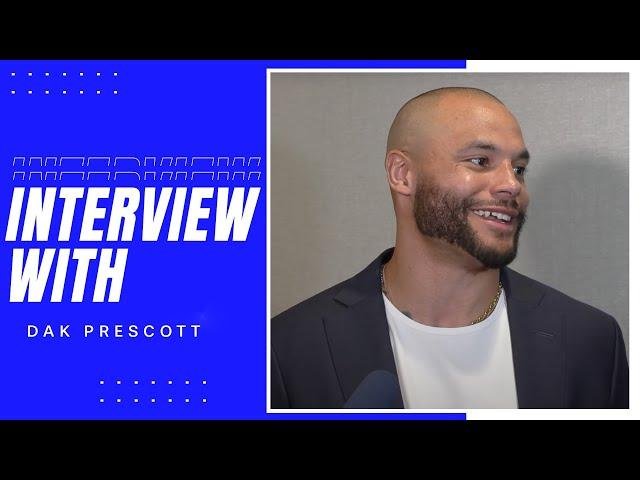 Dak Prescott Interview | High School Girls Flag Football 2025 | Dallas Cowboys 2025