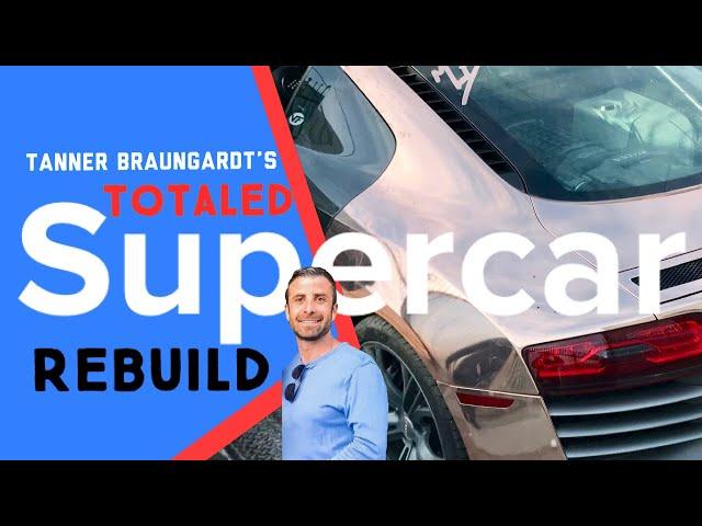 AUDI R8 v10 PLUS SUPERCHARGED SALVAGE REBUILD TANNER BRAUNGARDT