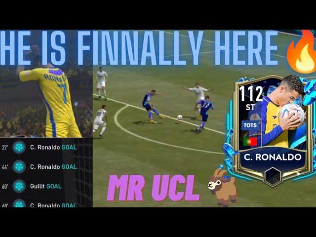 I used the TOTS CR7 Card In Fifa Mobile  The GOAT has Arrived !! Cristiano Ronaldo