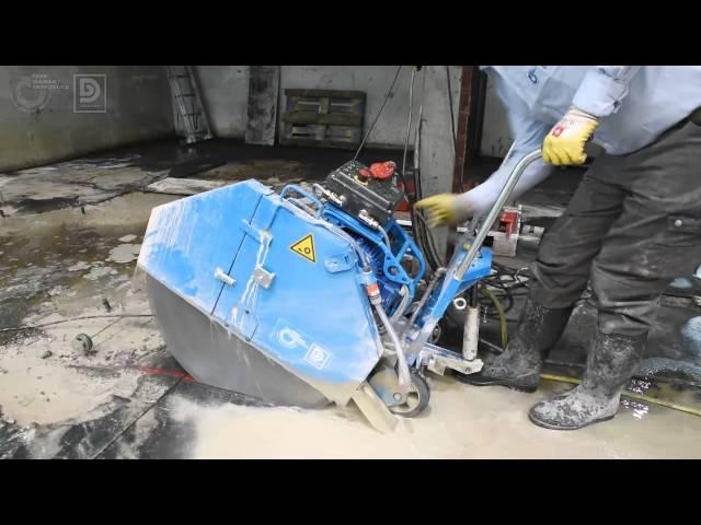 KERN-DEUDIAM | Electric Floor Saw KDF800-E | Russian Tutorial