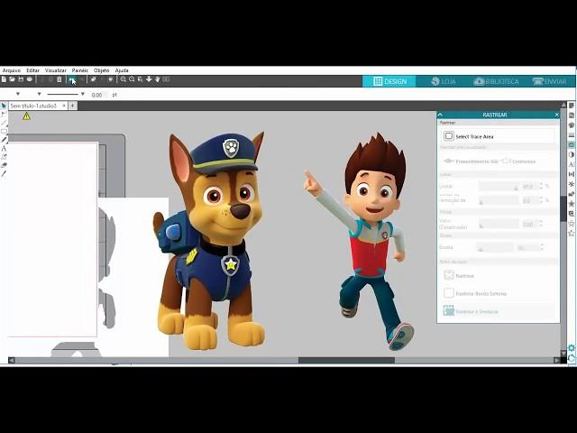 Silhouette Studio - tirar o fundo da imagem