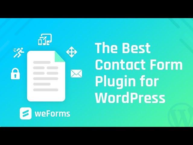 weForms - The Best Contact Form Plugin for WordPress