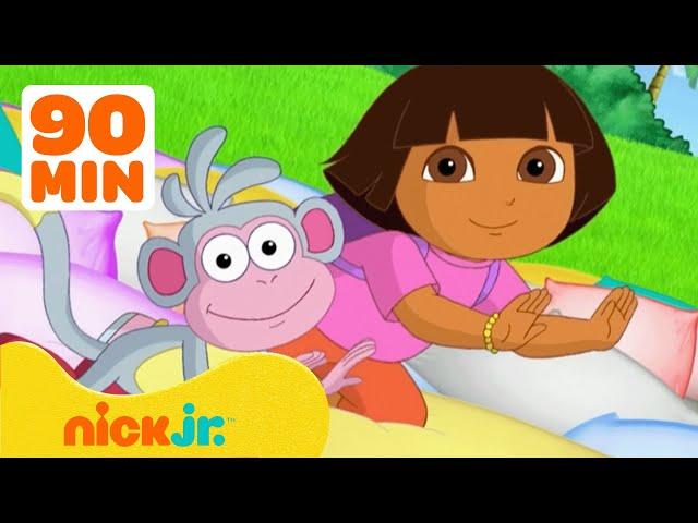 Dora the Explorer | Nächtliche Abenteuer mit Boots! | 90 Minuten | Nick Jr. Deutschland