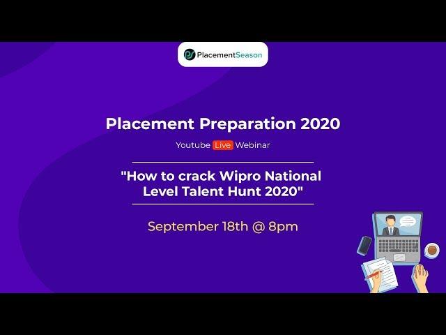 How to crack Wipro's National Level Talent Hunt 2020?