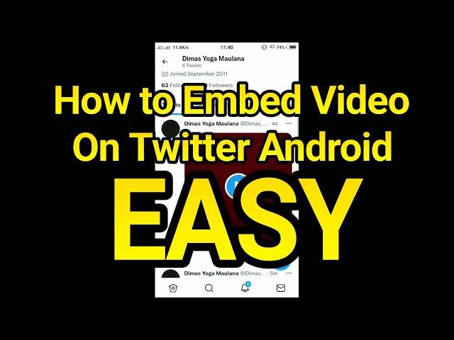 How to Embed Video On Twitter Android, It's Easy