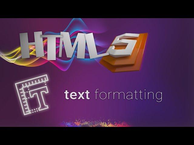 HTML for beginners 08: HTML text formatting elements