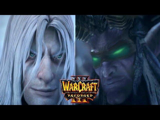 Warcraft 3 Reforged Arthas vs Illidan Pelea Final