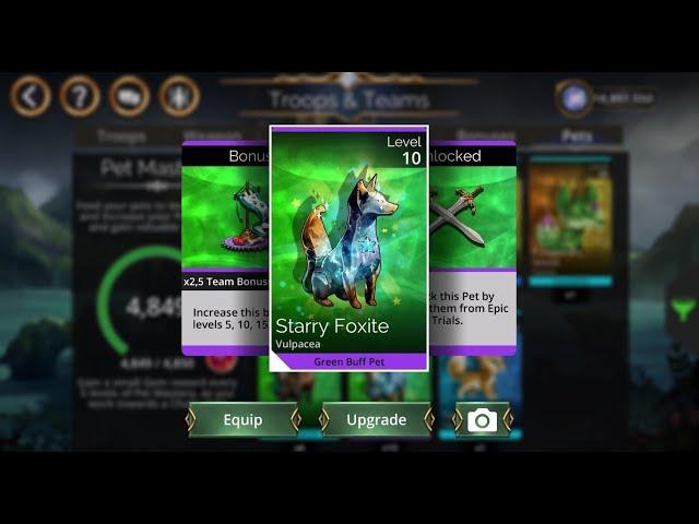 Gems of War Epic Trials Vulpacea