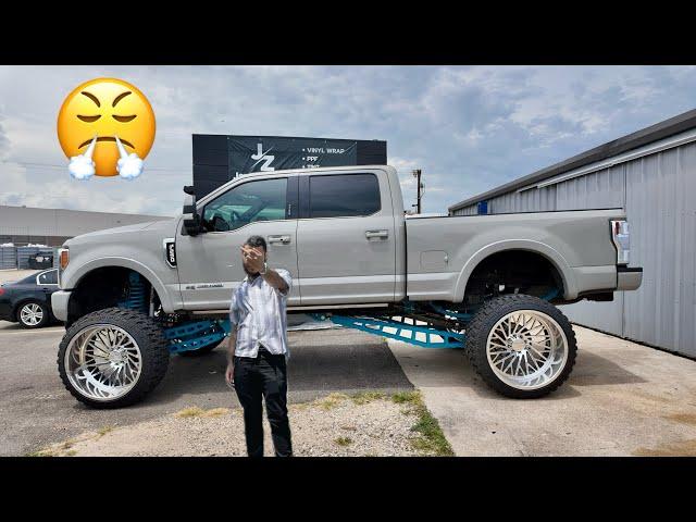 Reviewing a Beast: Ford F250 with 14” Lift Kit & 28x16 Off-Road Wheels!