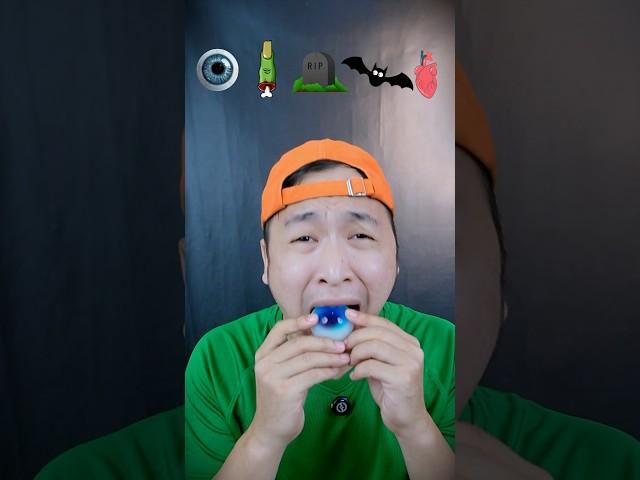 Makan Serba Hallowen‍️ #asmr #mukbang #makansesuaiemoji #videomakan #halloween