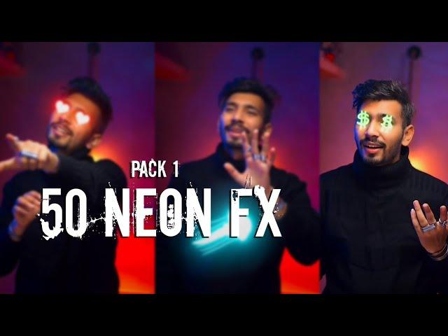 Neon FX Effects Pack | 50 Neon FX Effects For Free | Use Neon FX Pack For Glowing Effect