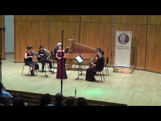 Sarah Moyer, soprano, singing from Messiah in the 2019 Handel Aria Competition