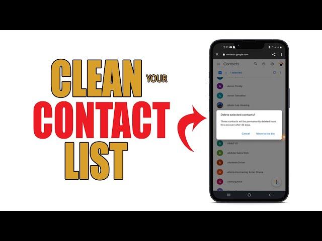 How to Delete Contacts From Google Account Permanently