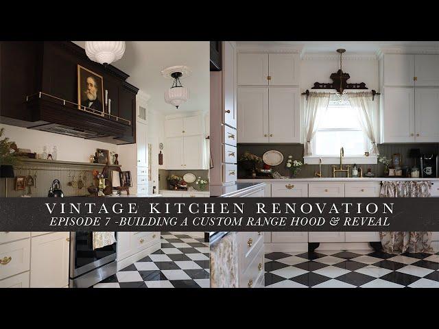 Our DREAM Kitchen REVEAL!! // Building a Custom Range Hood & Decorating