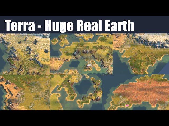 TERRA | Huge Real Earth Map | Humankind