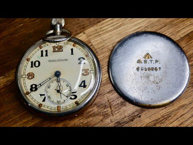 Issued by the British military 1940s world war pocket watch service - jaeger lecoultre