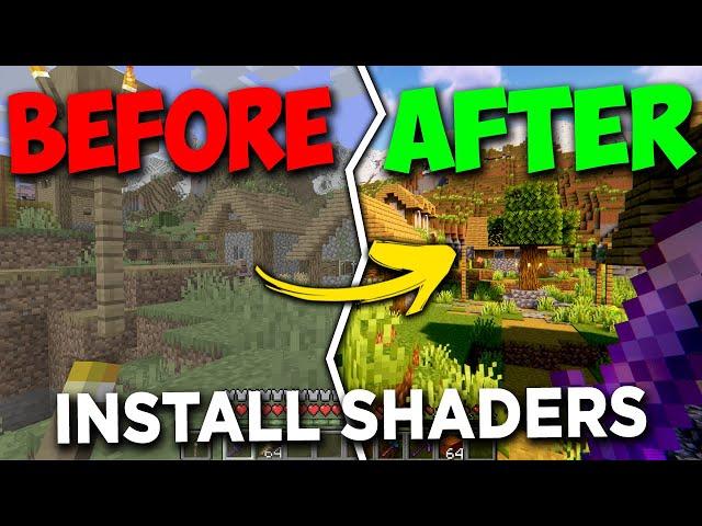 How to Install Minecraft Shaders (2024) | Download & Install Shaders on Miinecraft - PC/Laptop