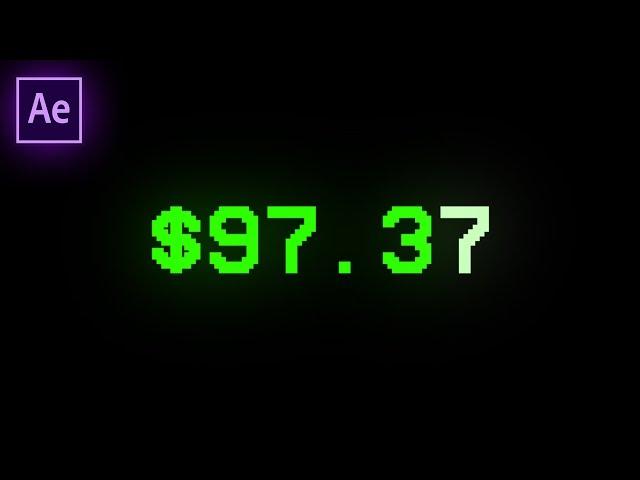 How to make an Animated Number Counter in Adobe After Effects CC (Tutorial / How to)